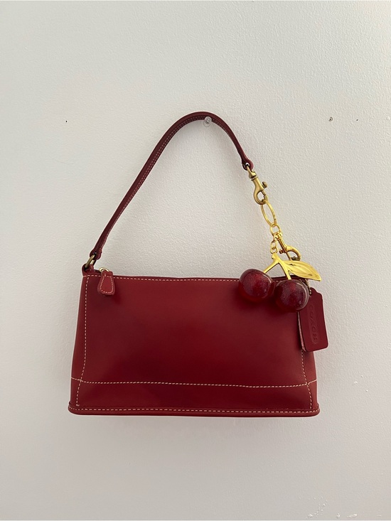 Coach Handbags - Rare Coach Red Demi Bleecker Bag